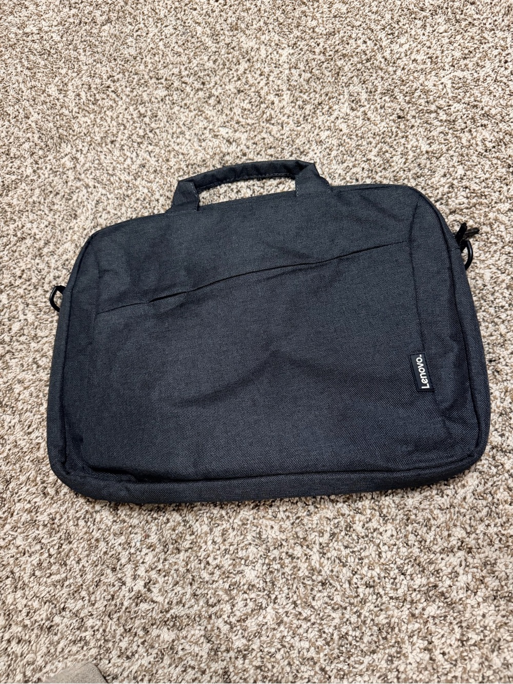 Lenovo Black Slim Laptop Briefcase with Front Pocket